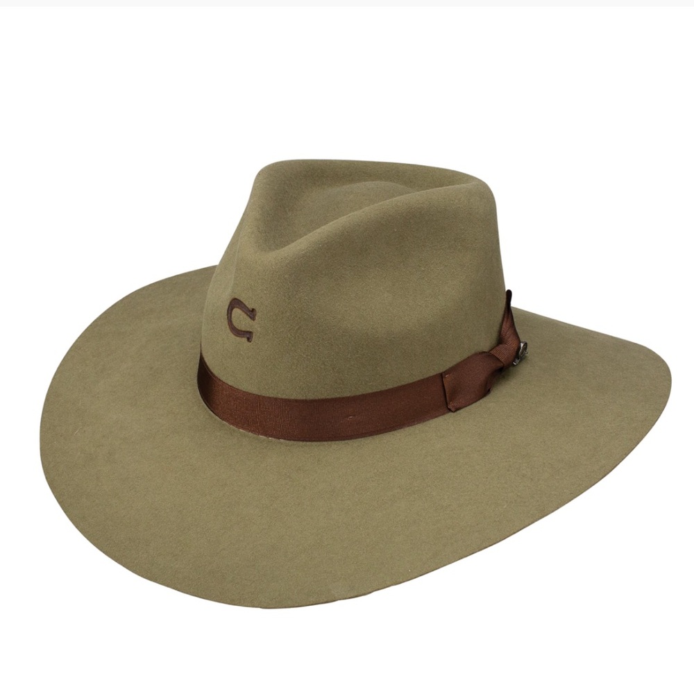 Western Cowgirl Classic Olive Green Hat